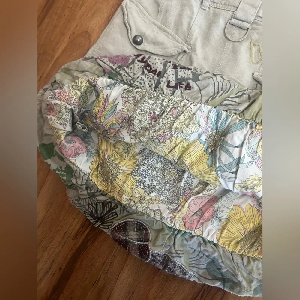 Desigual Bubble Mix Pattern Skirt Womens size 8 - Picture 8 of 11